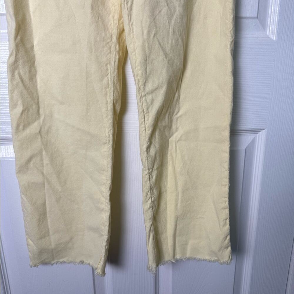 Frank & Eileen Kinsdale Performance Linen Blend Pants in Canary Yellow 2 - Picture 3 of 11